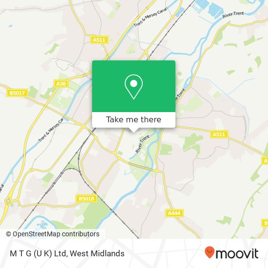 M T G (U K) Ltd map