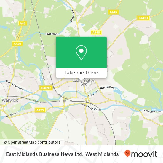 East Midlands Business News Ltd. map