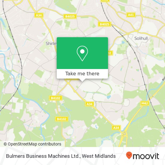 Bulmers Business Machines Ltd. map