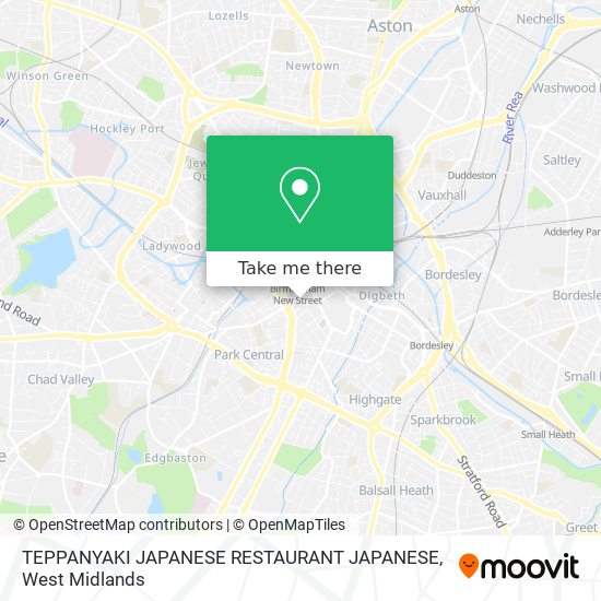 TEPPANYAKI JAPANESE RESTAURANT JAPANESE map