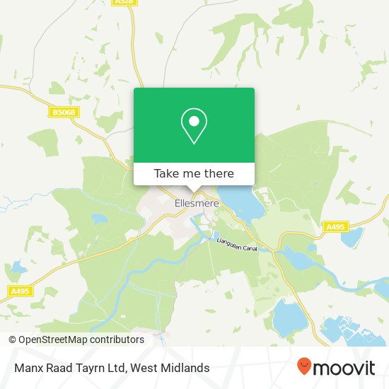 Manx Raad Tayrn Ltd map