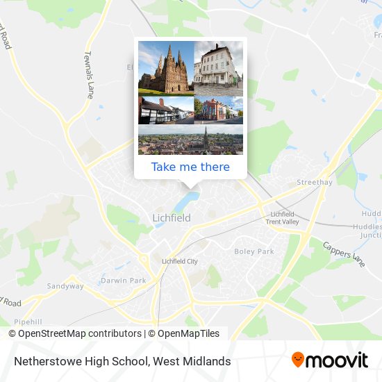 Netherstowe High School map