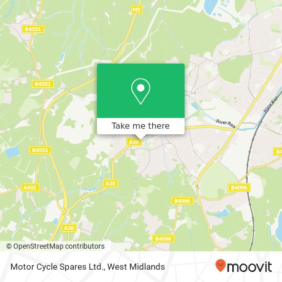 Motor Cycle Spares Ltd. map