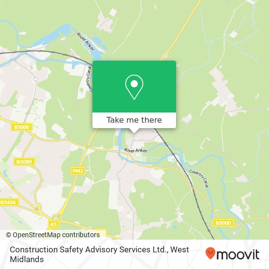 Construction Safety Advisory Services Ltd. map