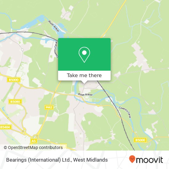 Bearings (International) Ltd. map