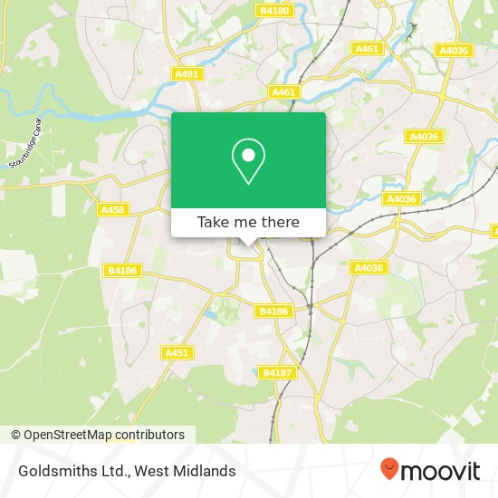 Goldsmiths Ltd. map