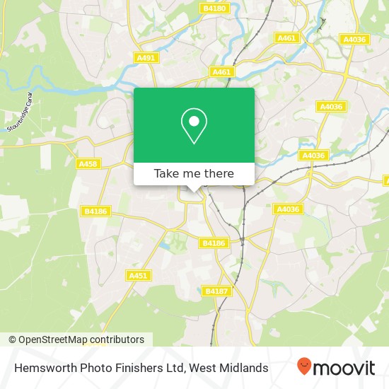 Hemsworth Photo Finishers Ltd map