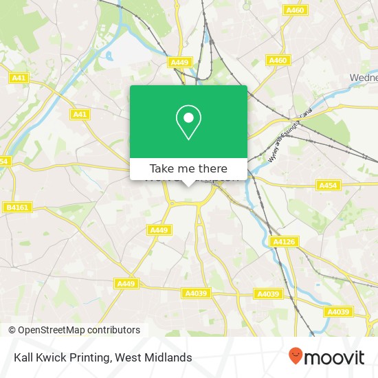 Kall Kwick Printing map