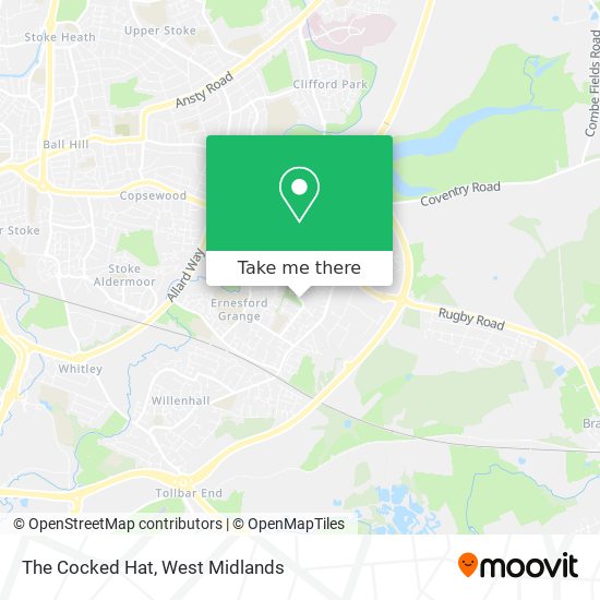 The Cocked Hat map