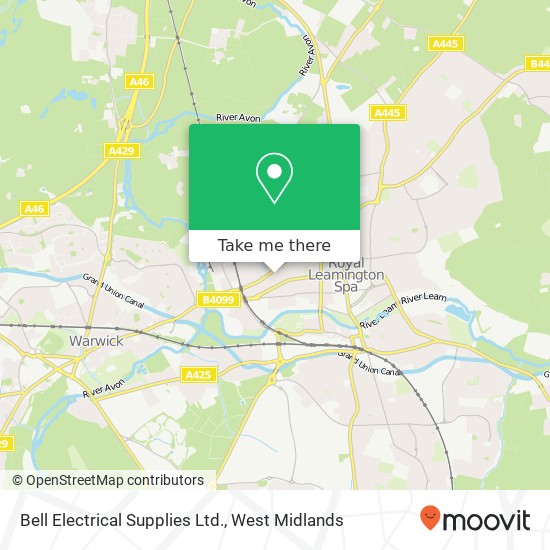 Bell Electrical Supplies Ltd. map