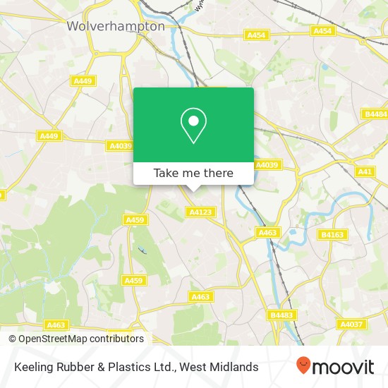 Keeling Rubber & Plastics Ltd. map