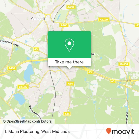 L Mann Plastering map