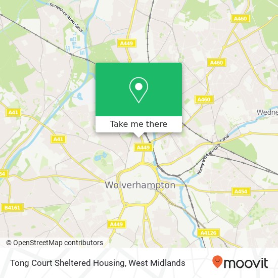Tong Court Sheltered Housing map