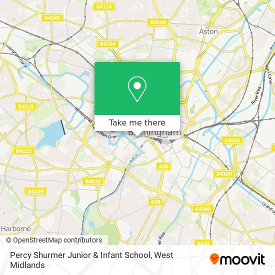 Percy Shurmer Junior & Infant School map