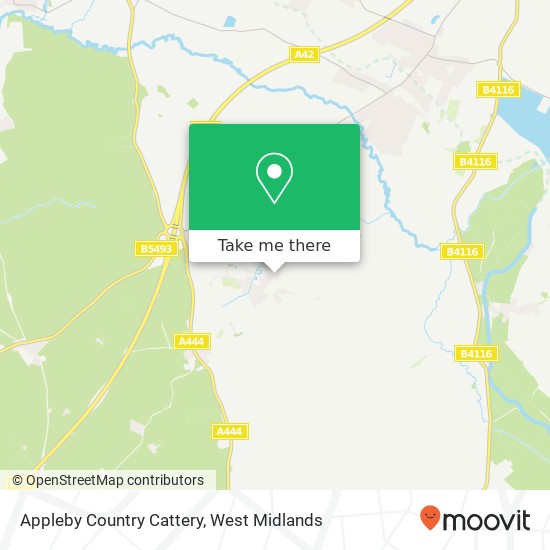 Appleby Country Cattery map