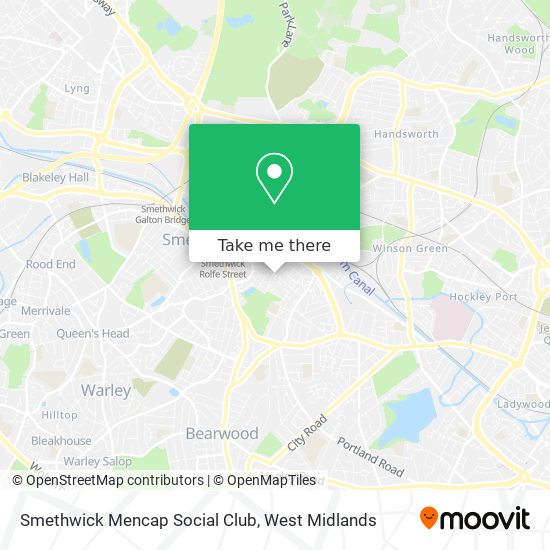 Smethwick Mencap Social Club map