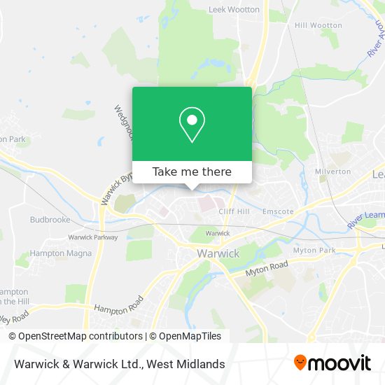 Warwick & Warwick Ltd. map