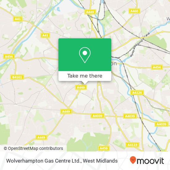 Wolverhampton Gas Centre Ltd. map