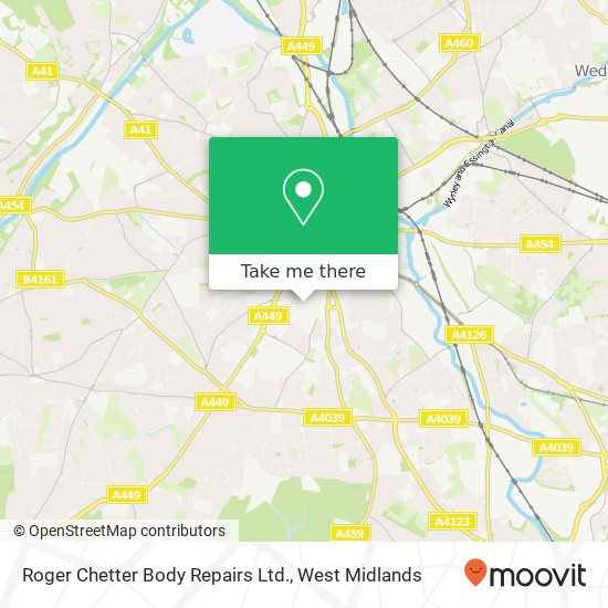 Roger Chetter Body Repairs Ltd. map