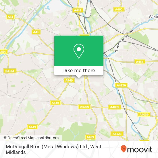 McDougall Bros (Metal Windows) Ltd. map