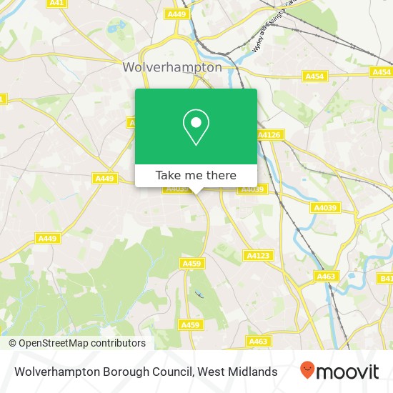 Wolverhampton Borough Council map