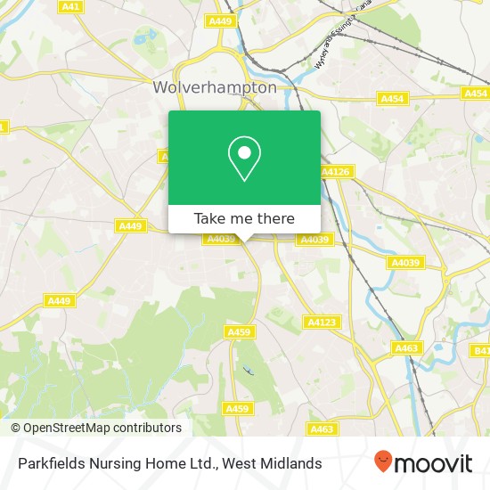 Parkfields Nursing Home Ltd. map