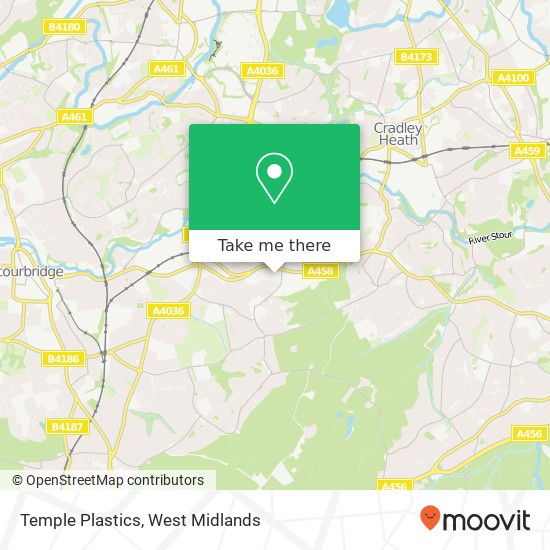 Temple Plastics map