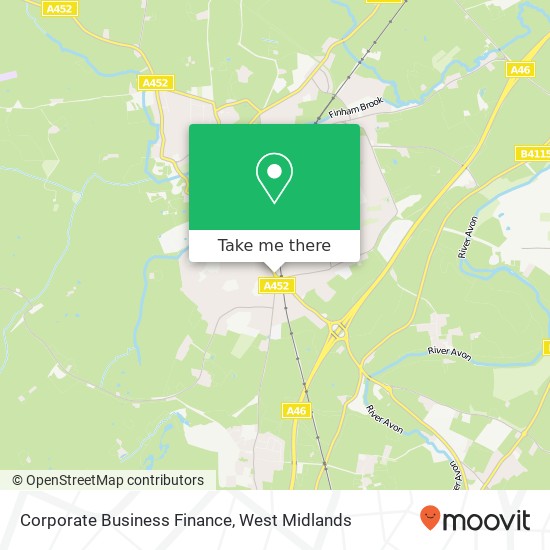 Corporate Business Finance map