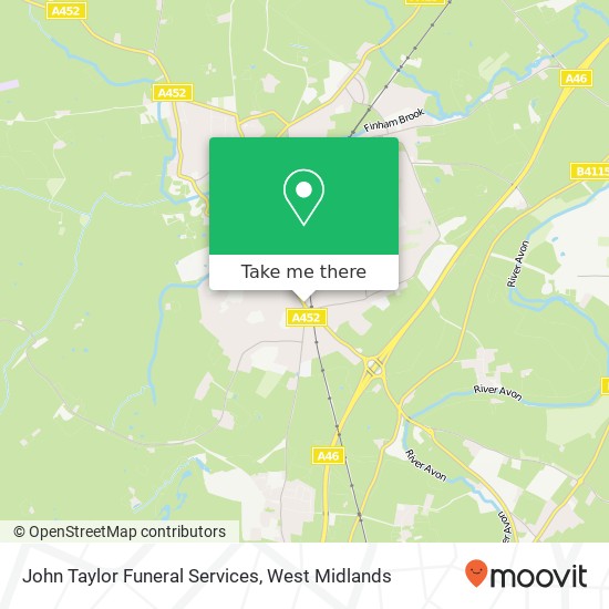 John Taylor Funeral Services map