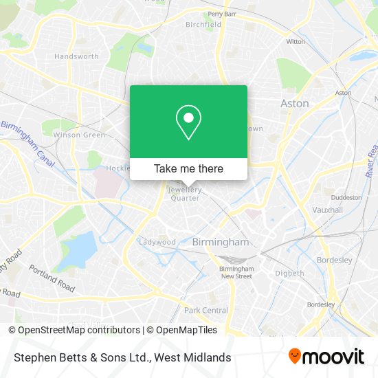 Stephen Betts & Sons Ltd. map