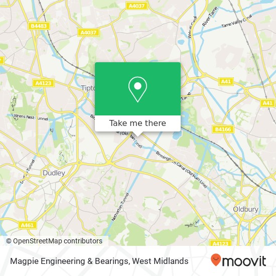 Magpie Engineering & Bearings map