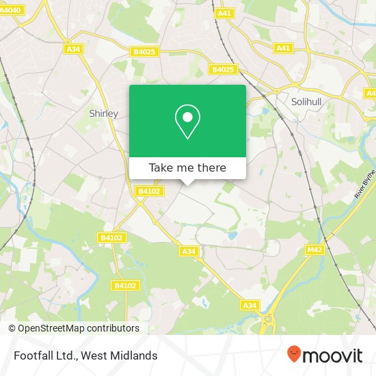 Footfall Ltd. map