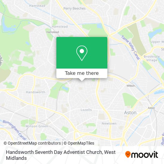 Handsworth Seventh Day Adventist Church map