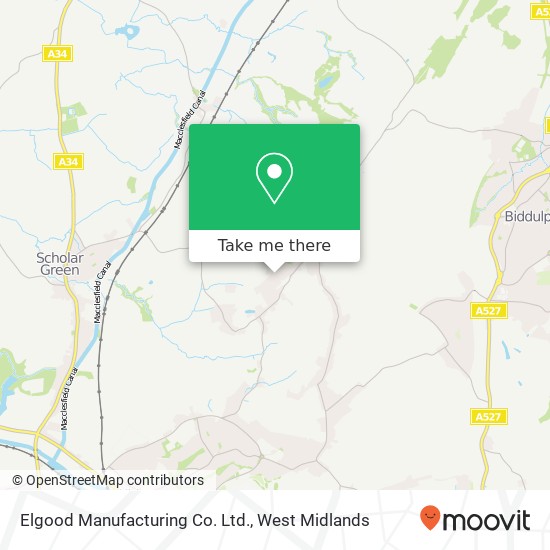 Elgood Manufacturing Co. Ltd. map