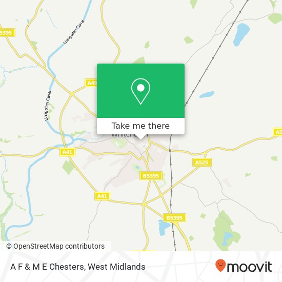 A F & M E Chesters map