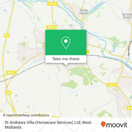 St Andrews Villa (Homecare Services) Ltd map