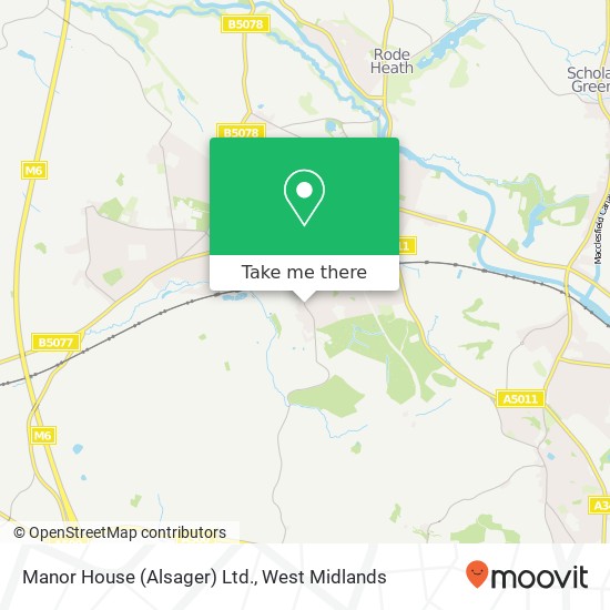 Manor House (Alsager) Ltd. map