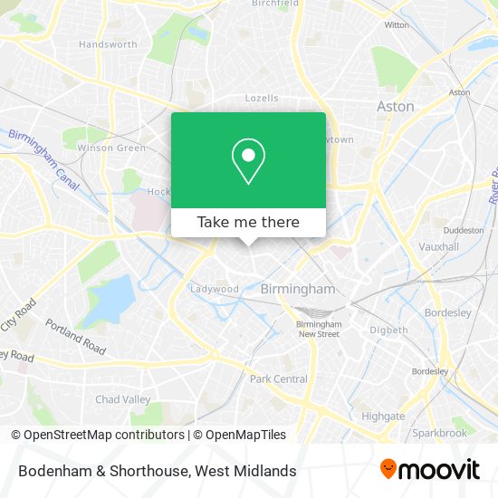 Bodenham & Shorthouse map