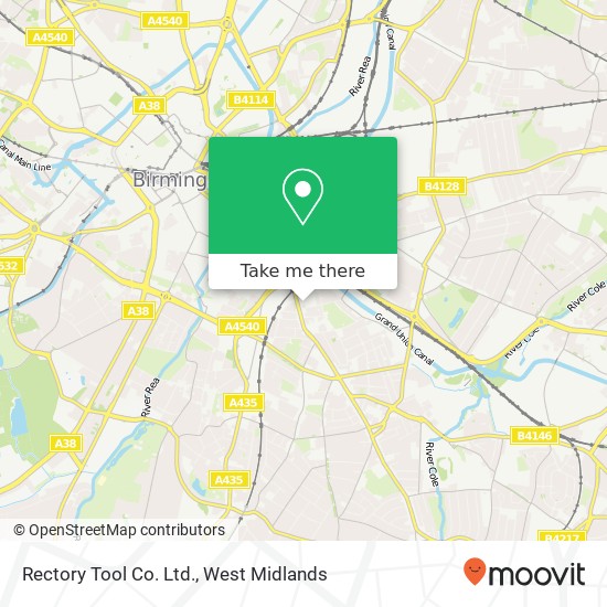 Rectory Tool Co. Ltd. map