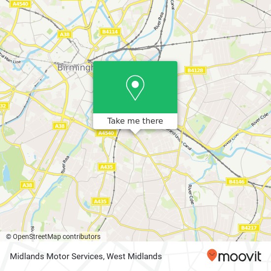 Midlands Motor Services map