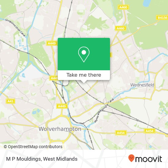 M P Mouldings map