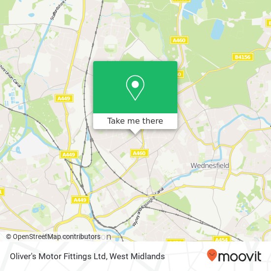 Oliver's Motor Fittings Ltd map