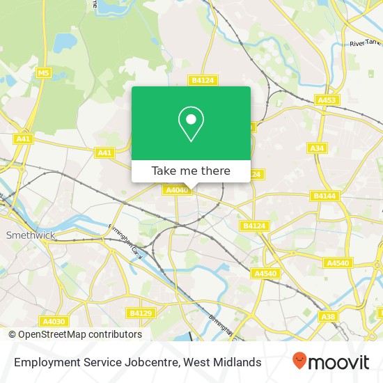 Employment Service Jobcentre map