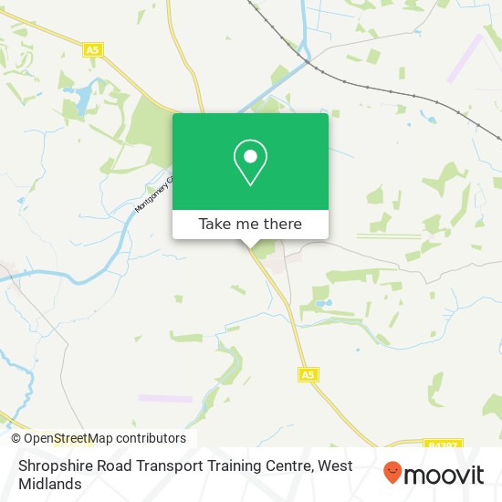 Shropshire Road Transport Training Centre map