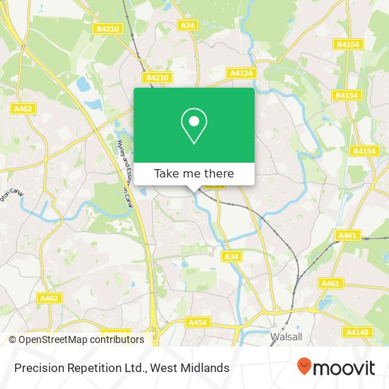 Precision Repetition Ltd. map