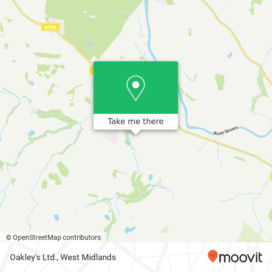 Oakley's Ltd. map