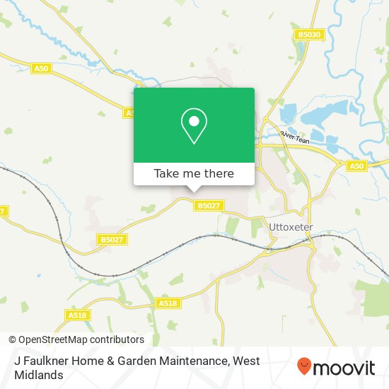 J Faulkner Home & Garden Maintenance map