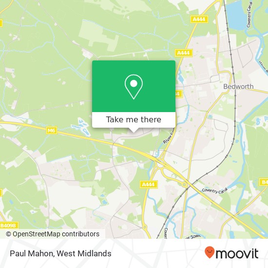 Paul Mahon map
