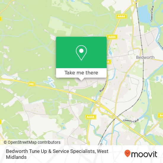 Bedworth Tune Up & Service Specialists map