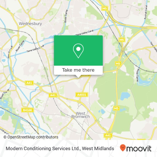 Modern Conditioning Services Ltd. map